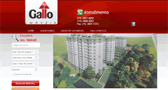 Desktop Screenshot of imobiliariagallo.com.br